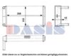 AKS DASIS 4253060 Heat Exchanger, interior heating